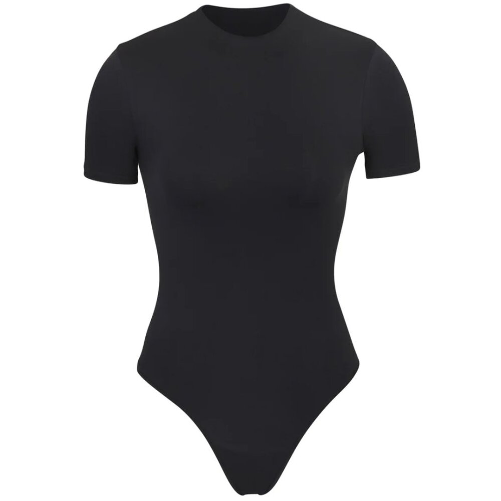 SKIMS Essential T-Shirt Bodysuit ESPRESSO